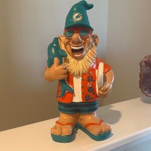 NFL Miami Dolphins Garden/Desk Gnome